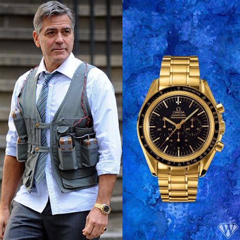 george clooney speedmaster watch.